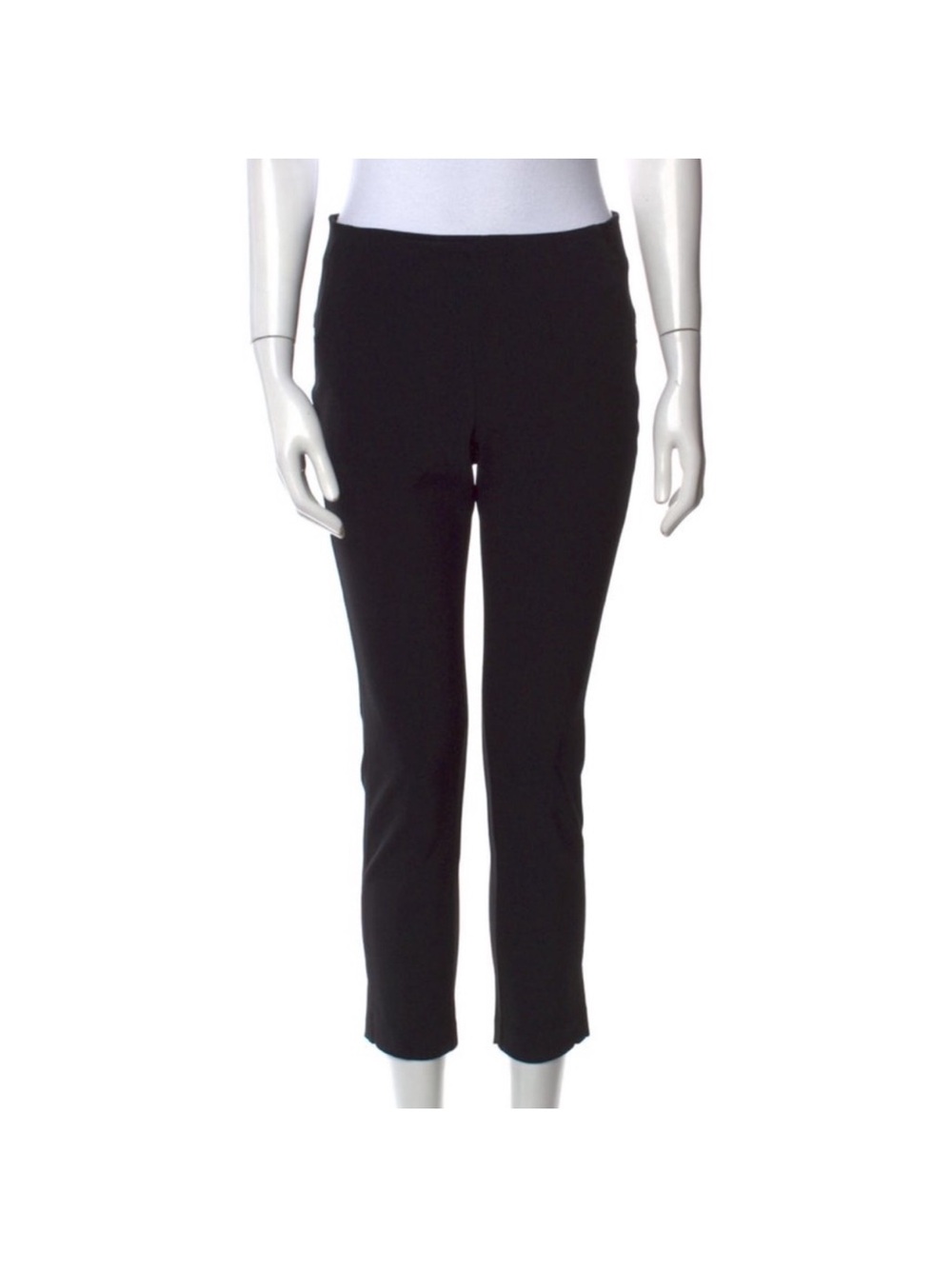 OBO Clear out! Veronica Beard Black Slim Straight-Leg Cropped Pants